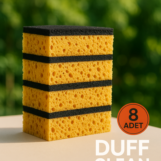 8 Adet Lifli Düz Bulaşık Süngeri Dayanıklı Geniş Gözenekli Mutfak Süngeri