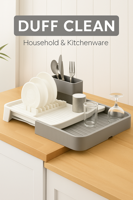 Açılır Kapanır Sürgülü Bulaşık Kurutma Sepeti - Sürgülü Bulaşıklık GRİ